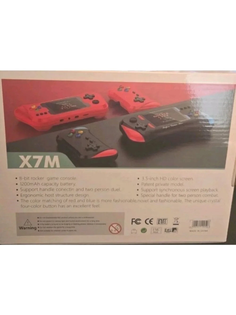 OH YOUTH Joystick 500 in 1 Handheld Console Game Model X7M 3.5 Inch